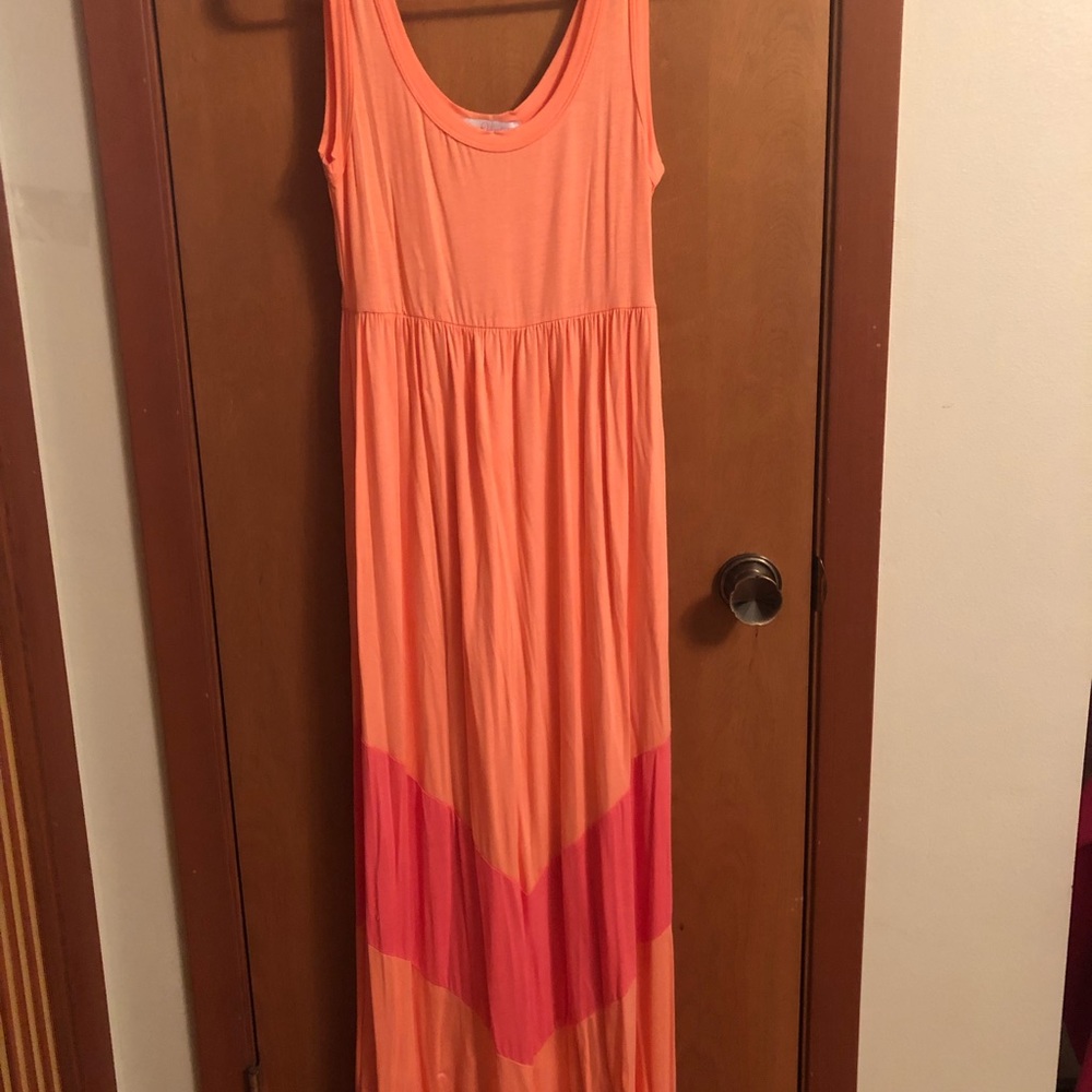 Maxi chevron dress
